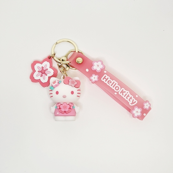 Hello Kitty Pink Flower Keychain - Picture 5 of 5
